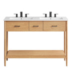 Zaire Double Sink Bathroom Vanity by Modway