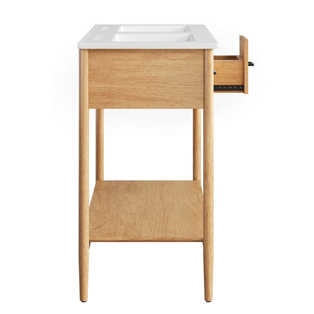Zaire Double Sink Bathroom Vanity by Modway