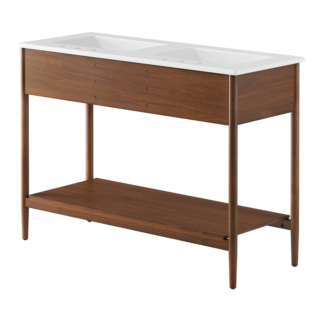 Zaire Double Sink Bathroom Vanity by Modway