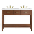 Zaire Double Sink Bathroom Vanity by Modway