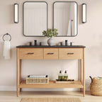 Zaire Double Sink Bathroom Vanity by Modway