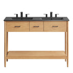Zaire Double Sink Bathroom Vanity by Modway