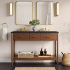 Zaire Double Sink Bathroom Vanity by Modway