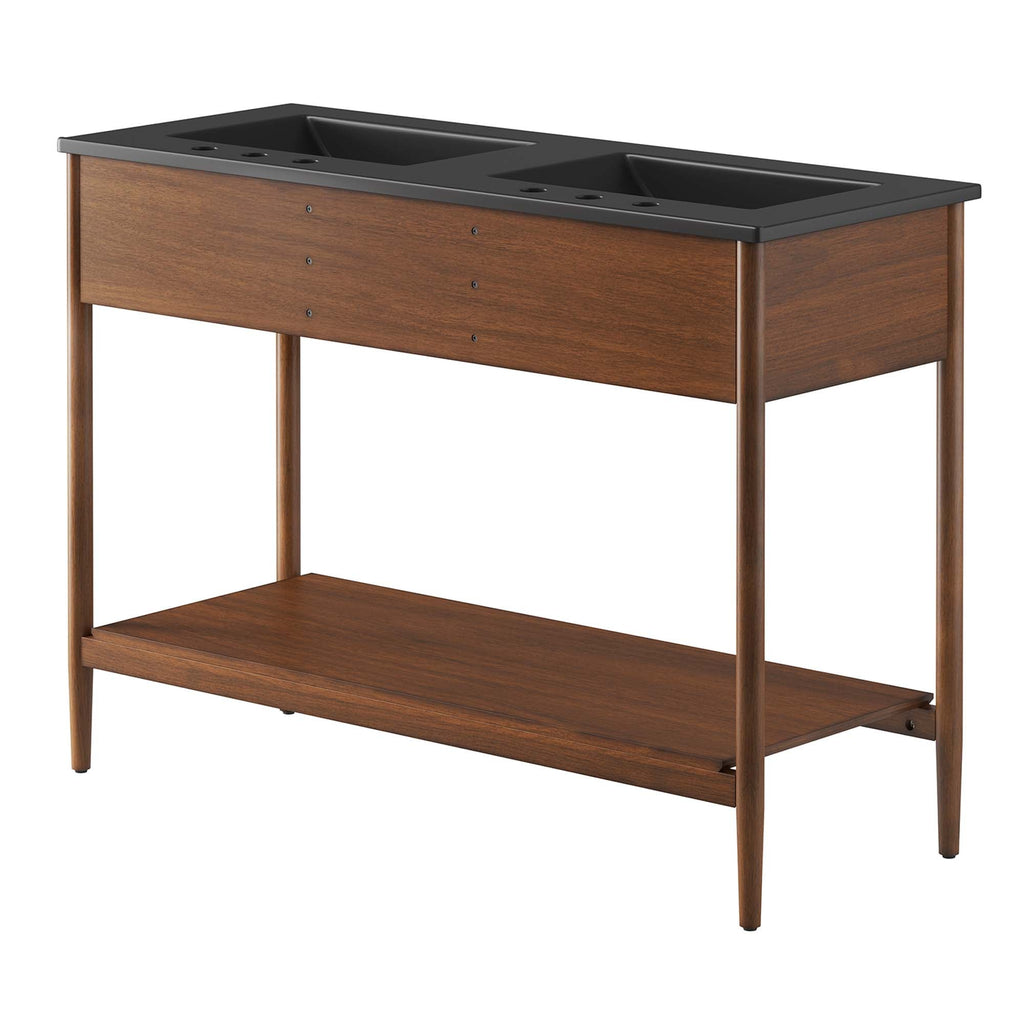 Zaire Double Sink Bathroom Vanity by Modway