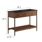 Zaire Double Sink Bathroom Vanity by Modway