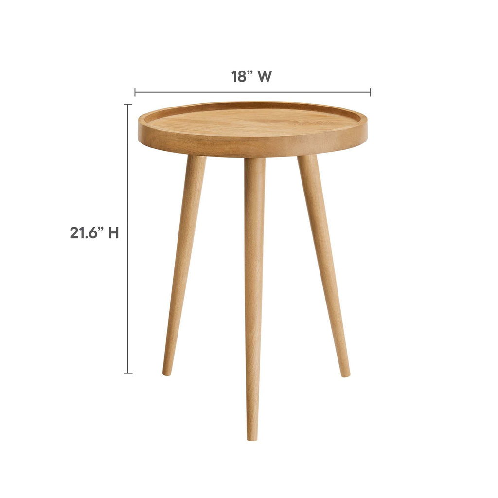Chiro Round Wood Side Table by Modway