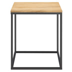 Zora Square Wood and Metal Side Table by Modway