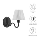 Wave Squiggle Arm Wall Sconce by Modway