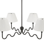 Wave Squiggle 4-Arm Pendant Light by Modway