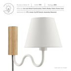 Sunlit Squiggle Arm Wall Sconce by Modway