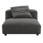 Solace Modular Upholstered Fabric Armless Chair by Modway
