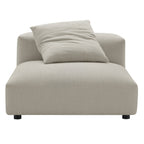 Solace Modular Upholstered Fabric Armless Chair by Modway