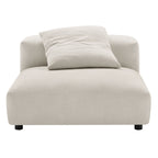Solace Modular Upholstered Fabric Armless Chair by Modway