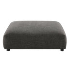 Solace Modular Upholstered Fabric Armless Loveseat and Ottoman Set by Modway