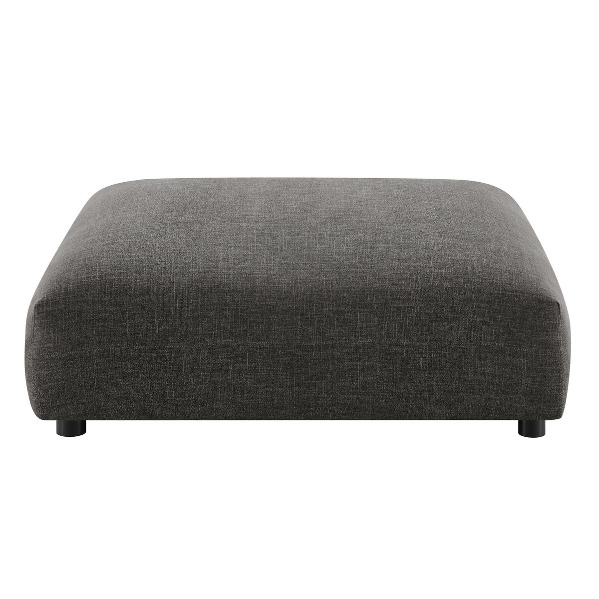 Solace 4-Piece Modular Upholstered Fabric Sectional Sofa With Ottoman by Modway