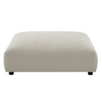 Solace 4-Piece Modular Upholstered Fabric Sectional Sofa With Ottoman by Modway