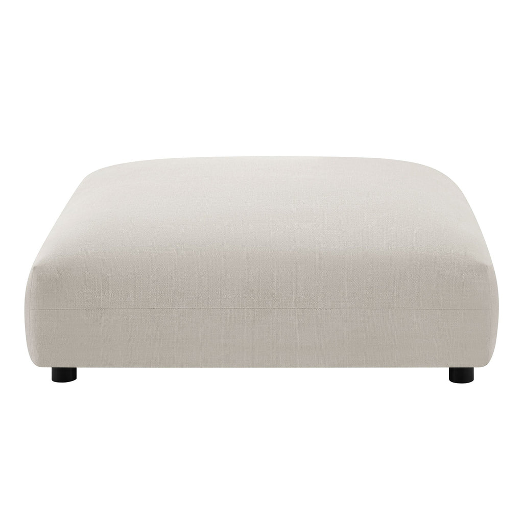 Solace 4-Piece Modular Upholstered Fabric Sectional Sofa With Ottoman by Modway