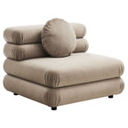 Jubilee 5-Piece Modular Performance Velvet Sectional Sofa by Modway