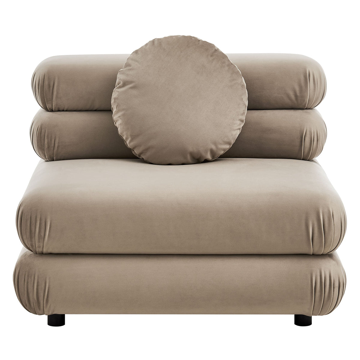 Jubilee Modular Performance Velvet Armless Chair by Modway