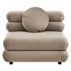 Jubilee 3-Piece Modular Performance Velvet Sectional Sofa by Modway