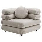 Jubilee 5-Piece Modular Performance Velvet Sectional Sofa by Modway