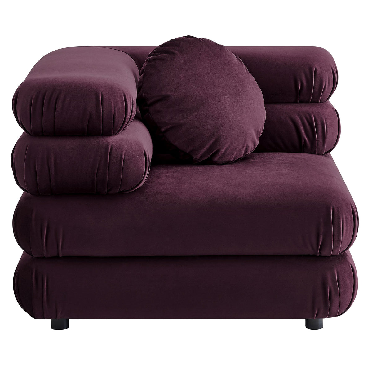 Jubilee 5-Piece Modular Performance Velvet Sectional Sofa by Modway