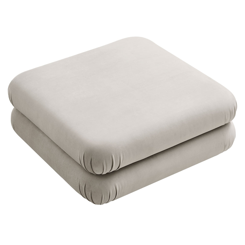 Jubilee Modular Performance Velvet Ottoman by Modway