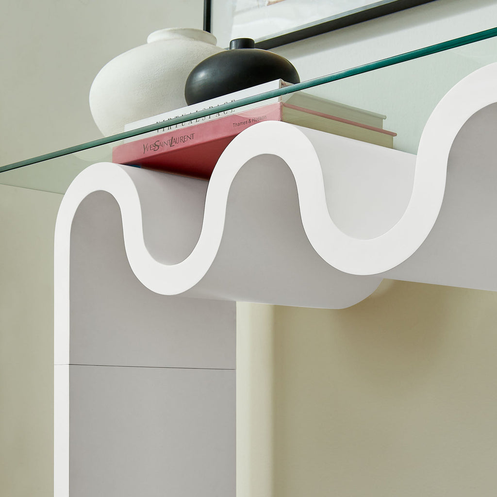 Ondine Glass Top 50" Console Table by Modway