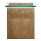 Ondine Glass Top Side Table by Modway