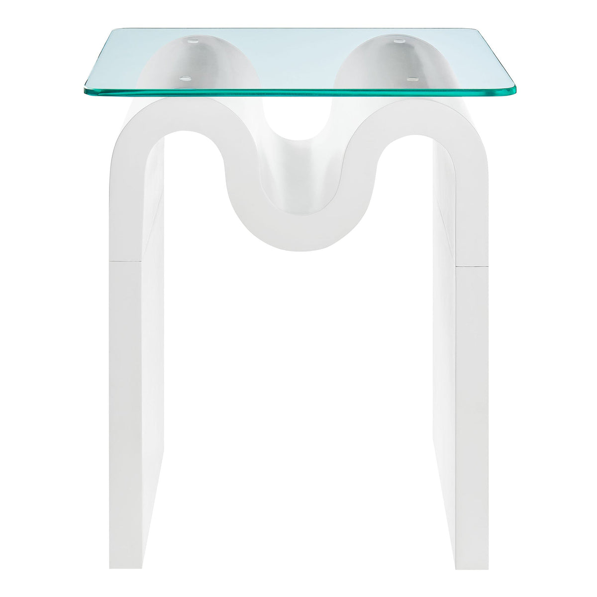 Ondine Glass Top Side Table by Modway