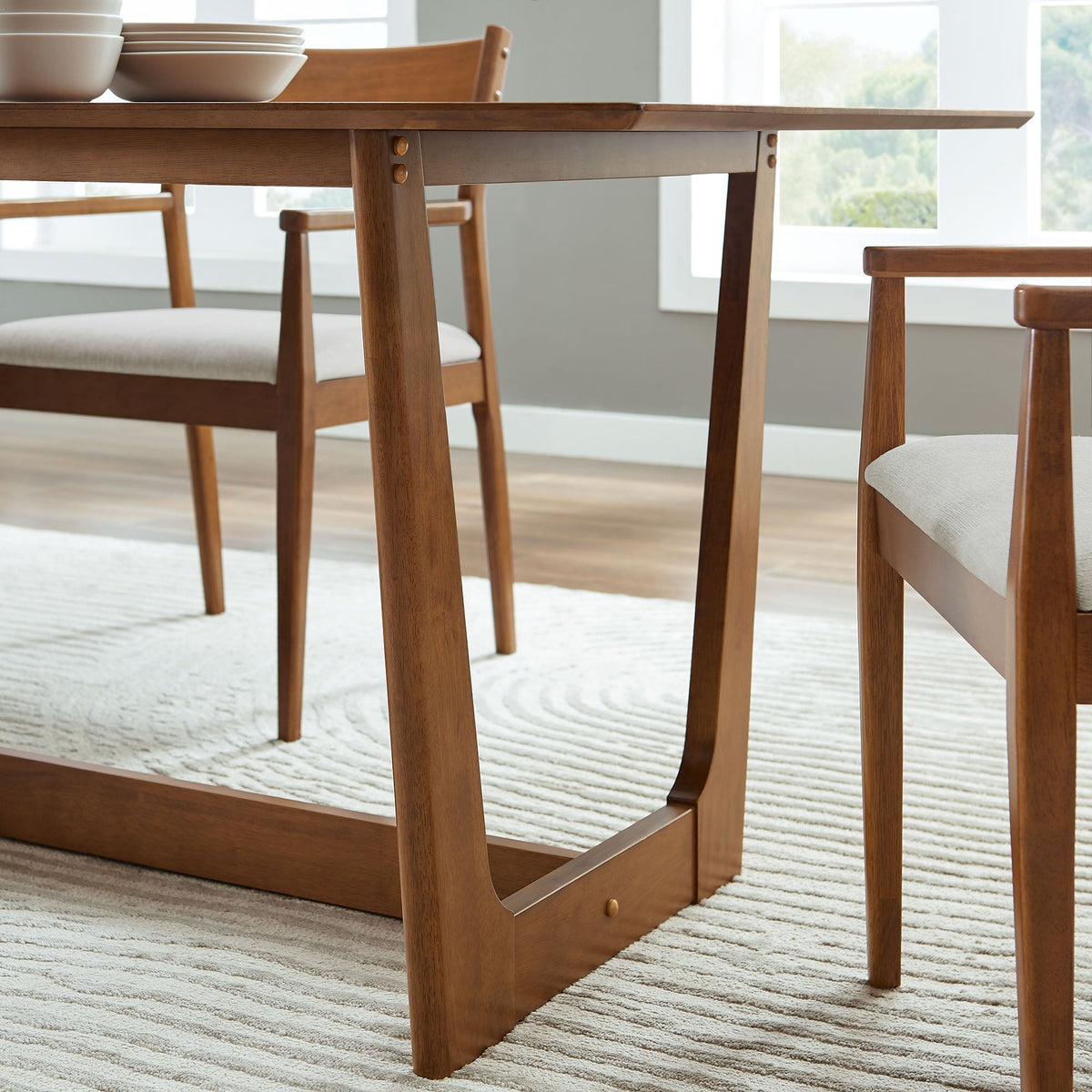 Solara 71" Rectangle Wood Dining Table by Modway