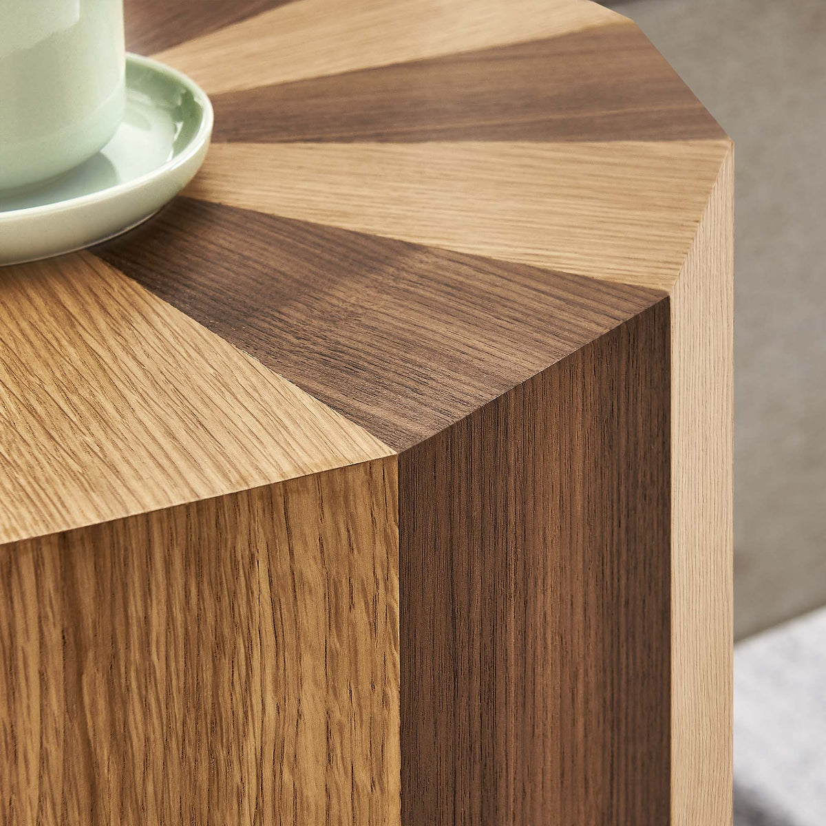 Twirl Two-Toned Wood Veneer Side Table by Modway