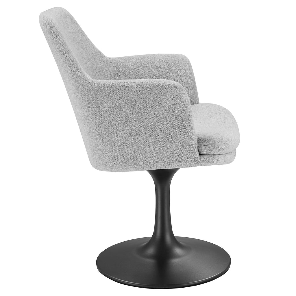 Lippa Swivel Dining Upholstered Armchair by Modway