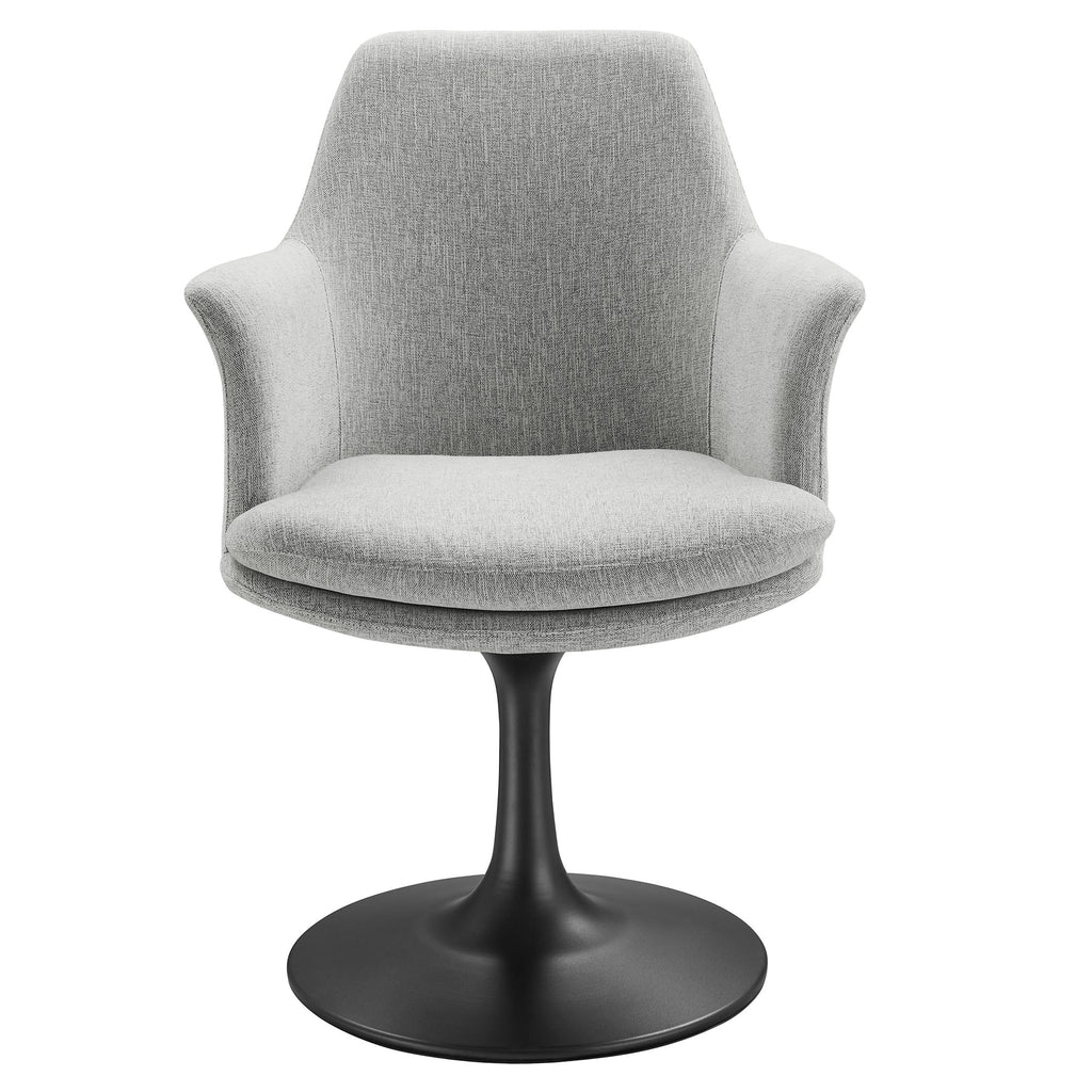 Lippa Swivel Dining Upholstered Armchair by Modway