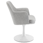 Lippa Swivel Dining Upholstered Armchair by Modway