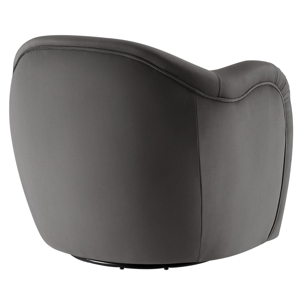 Compose Performance Velvet Swivel Armchair by Modway