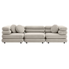 Jubilee 3-Piece Modular Performance Velvet Sectional Sofa by Modway
