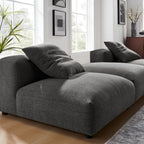 Solace 3-Piece Modular Upholstered Fabric Sectional Sofa by Modway