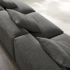 Solace 3-Piece Modular Upholstered Fabric Sofa by Modway