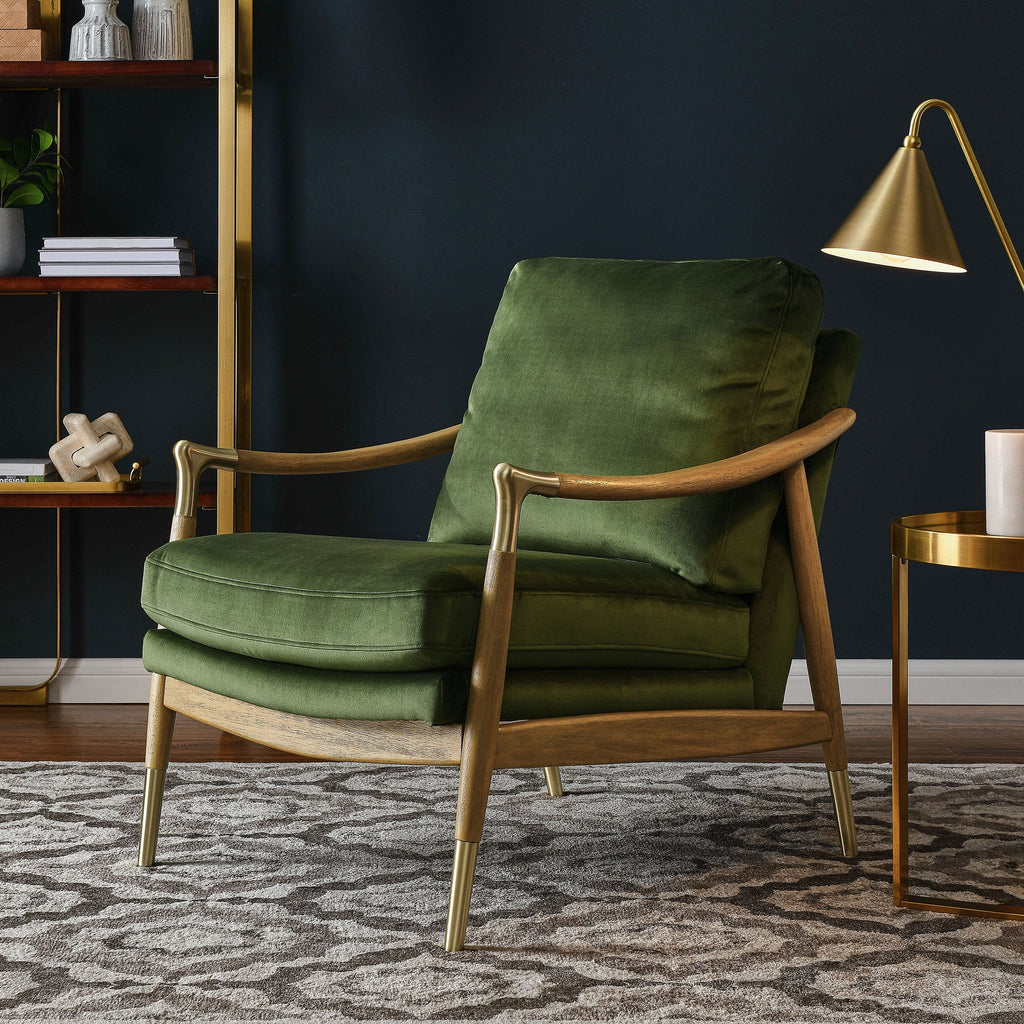 Langford Performance Velvet Accent Armchair by Modway