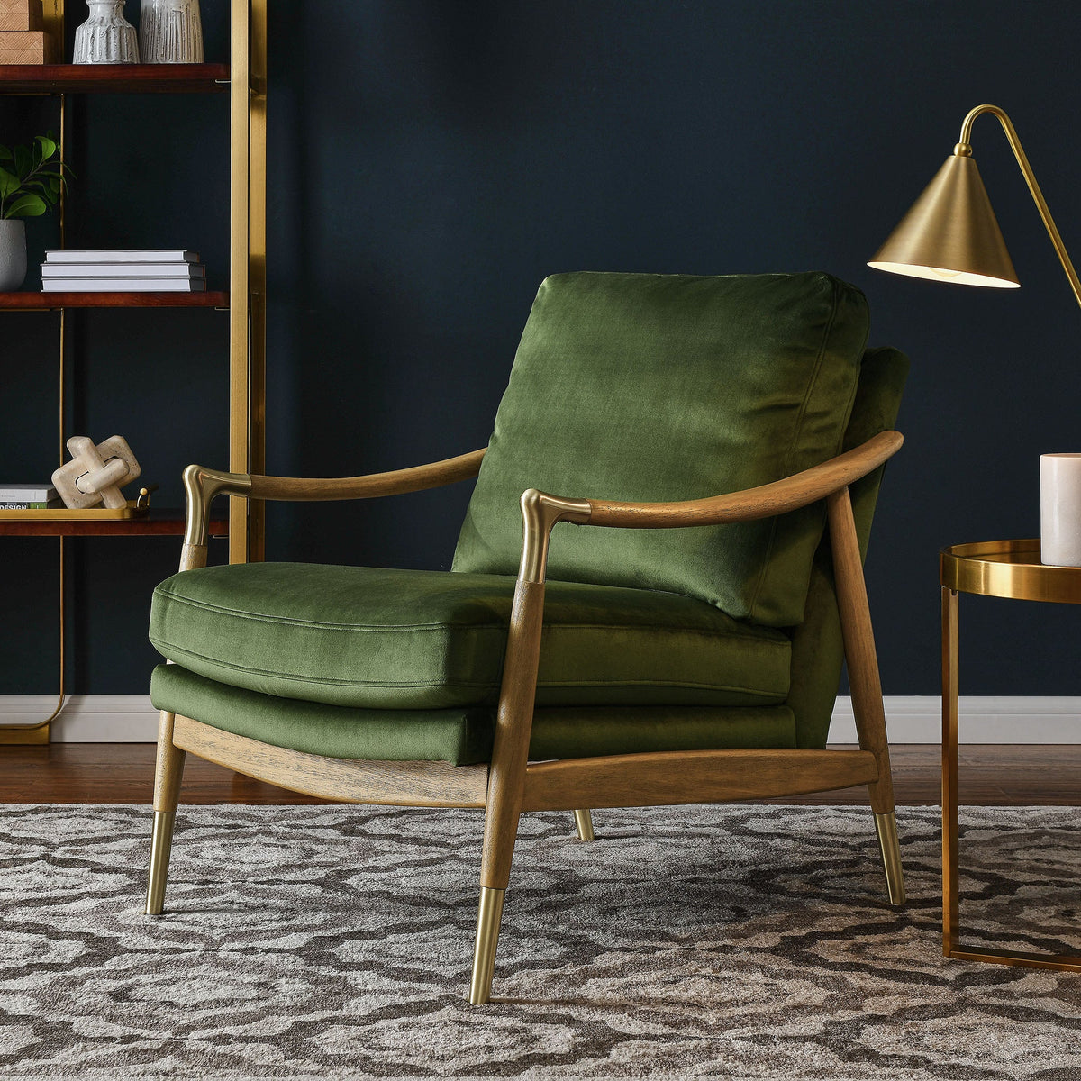 Langford Performance Velvet Accent Armchair by Modway