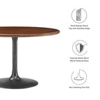 Lippa Round Pedestal Solid Wood Dining Table by Modway