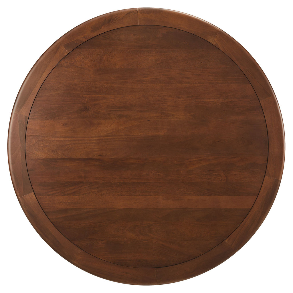 Lippa Round Pedestal Solid Wood Dining Table by Modway