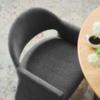 Talia Upholstered Fabric Dining Armchair by Modway