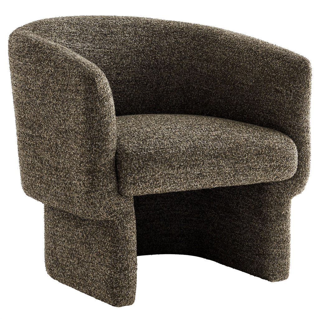 Muse Boucle Fabric Barrel Accent Chair by Modway