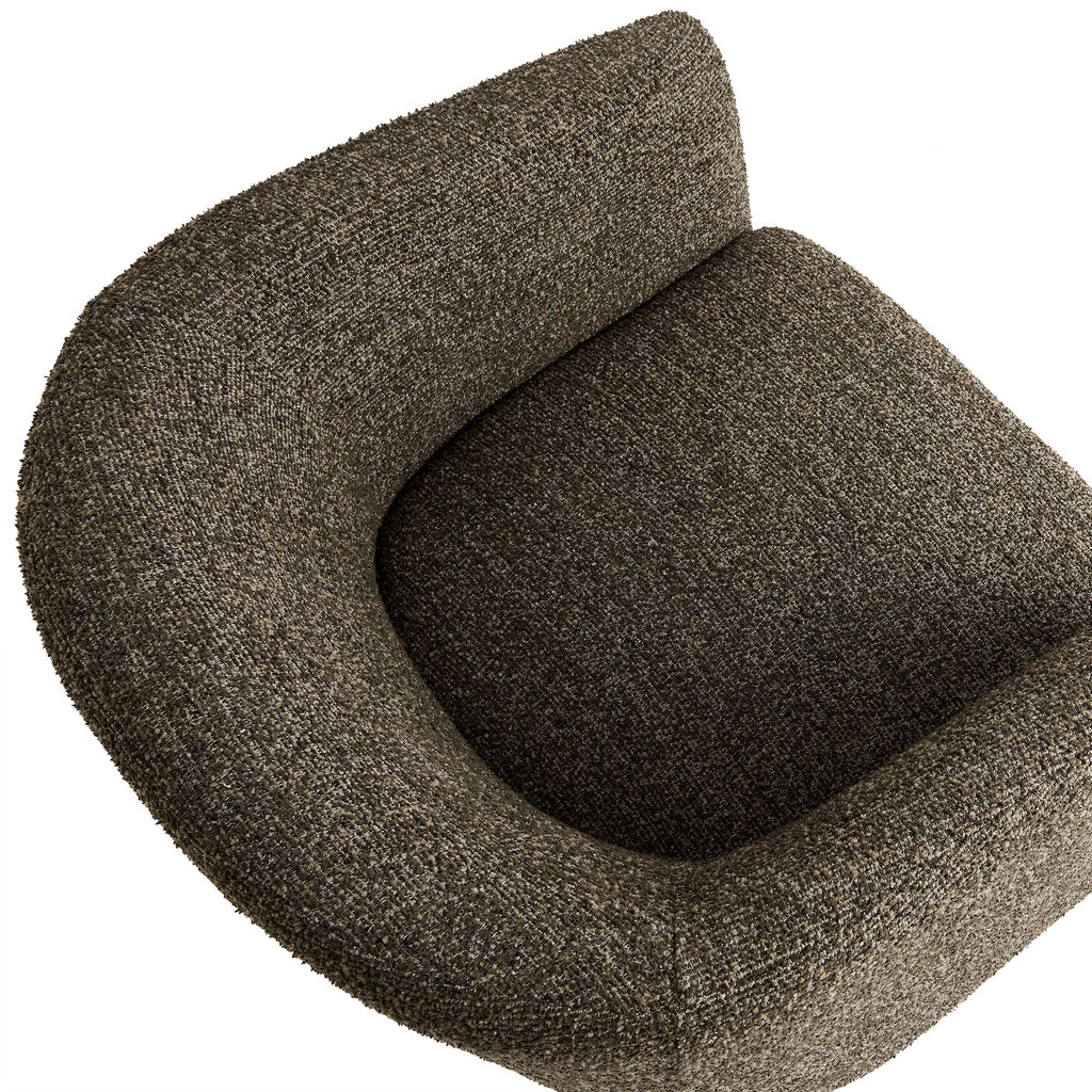 Muse Boucle Fabric Barrel Accent Chair by Modway