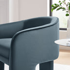 Greer Performance Velvet Upholstered Accent Armchair by Modway
