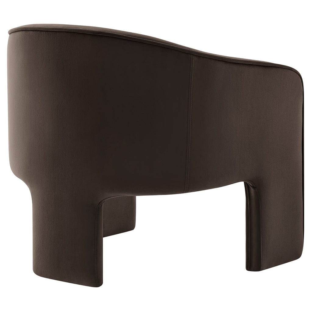 Greer Performance Velvet Upholstered Accent Armchair by Modway