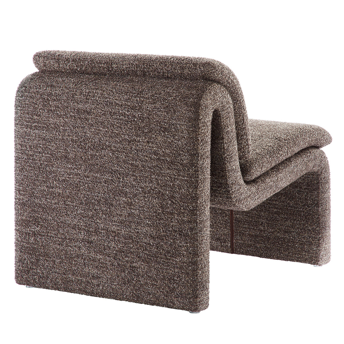 Lume Boucle Upholstered Armless Accent Chair by Modway