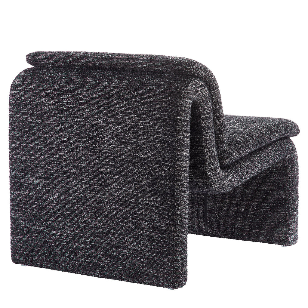 Lume Boucle Upholstered Armless Accent Chair by Modway